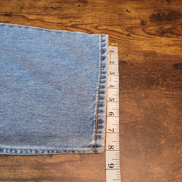 Vtg Levi's Jeans Mens 40x30 Measures 38x30 Relaxed Fit 550 Medium Light Y2K - Picture 9 of 9